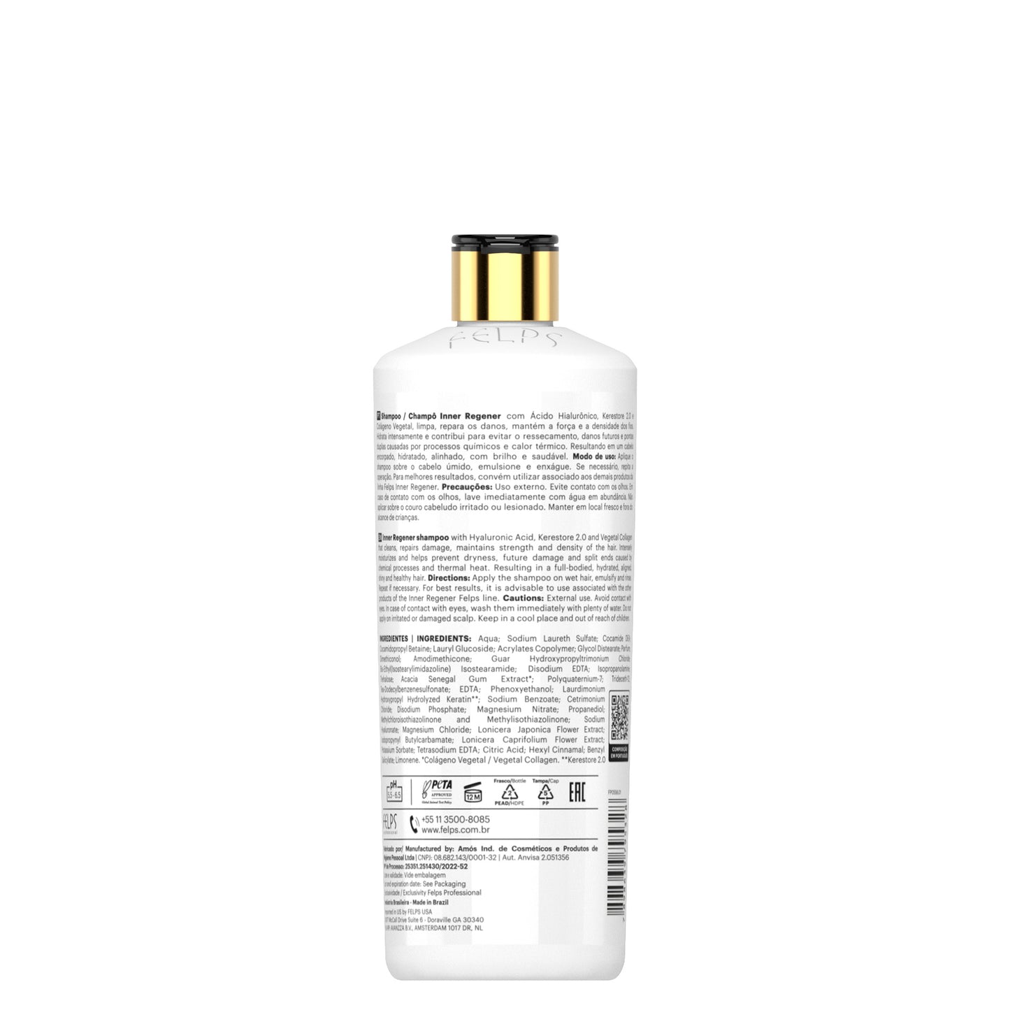 Felps Inner Regener Shampoo | Hair Fibre Repair | Hyaluronic Acid & KereStore