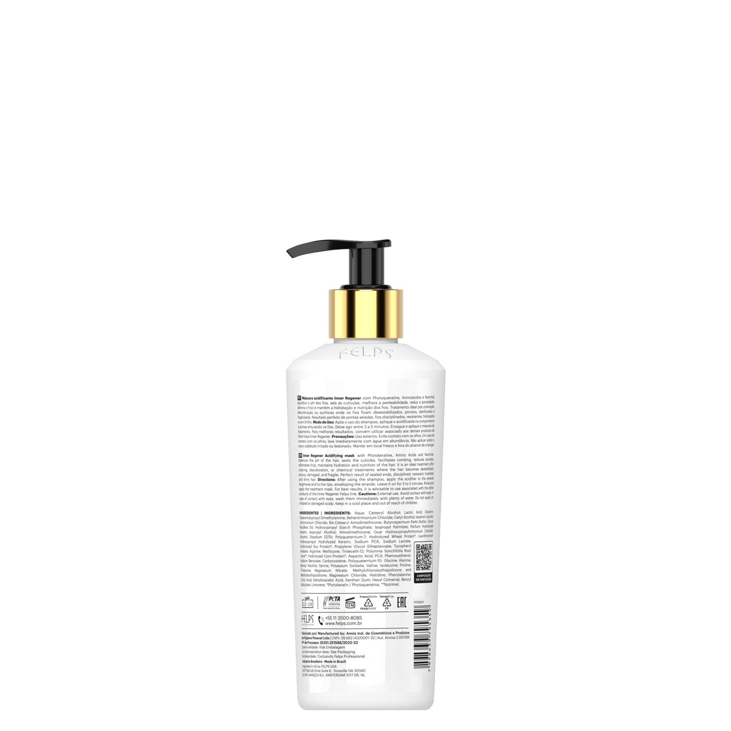 Felps Inner Regener Acidifying Treatment | pH Balanced Cuticle Sealer for Post-Chemical Care