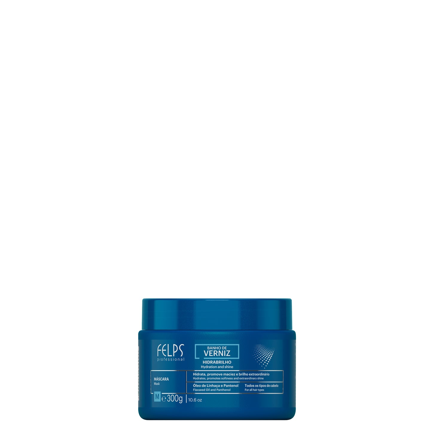 Felps Professional Banho de Verniz Hair Mask 300g | Hydration, Softness & Shine