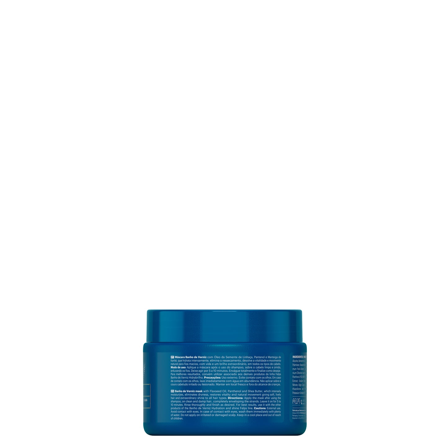 Felps Professional Banho de Verniz Hair Mask 300g | Hydration, Softness & Shine