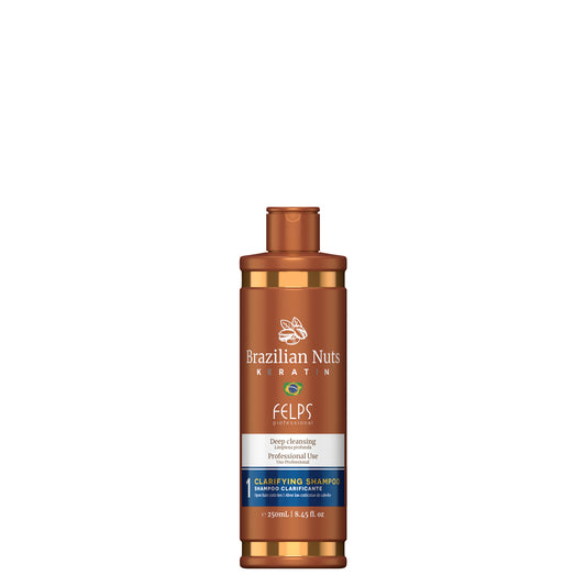 Felps Brazilian Nuts Clarifying Shampoo 250ml | Deep Cleansing | Pre-Treatment Hair Prep