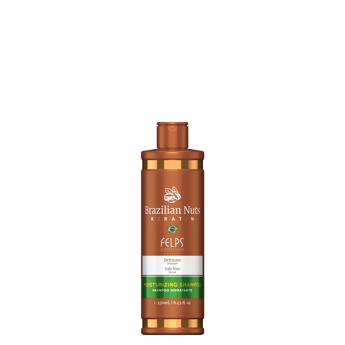 Felps Brazilian Nuts Moisturising Shampoo 250ml | Daily Hydration for Dry Hair