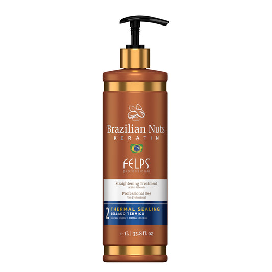 Felps Brazilian Nuts Thermal Sealing | Straightening Treatment | Volume Reduction