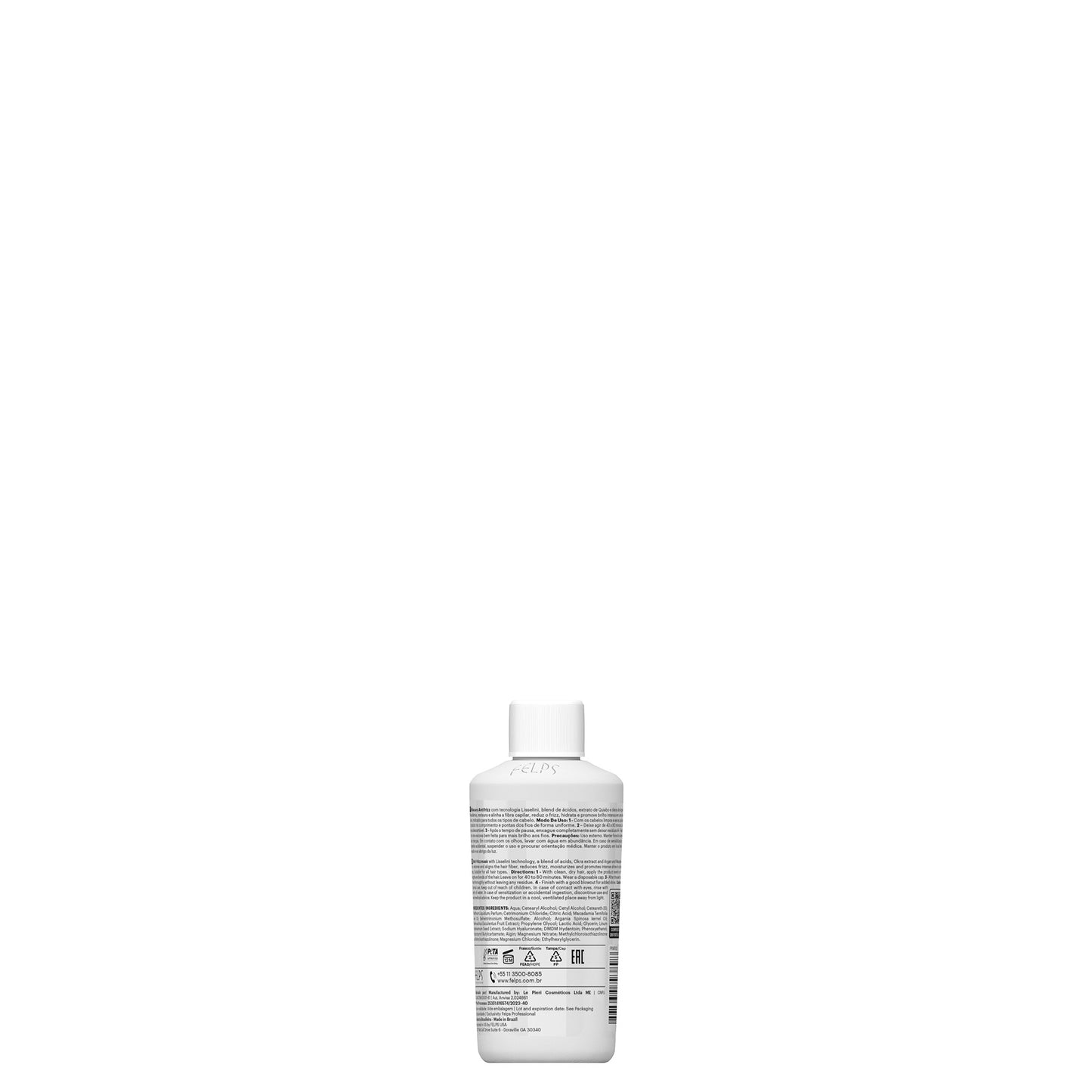 Felps Professional Quiabo XBTX Anti-Frizz Mask | Macadamia & Argan Oils | Restores & Smoothes