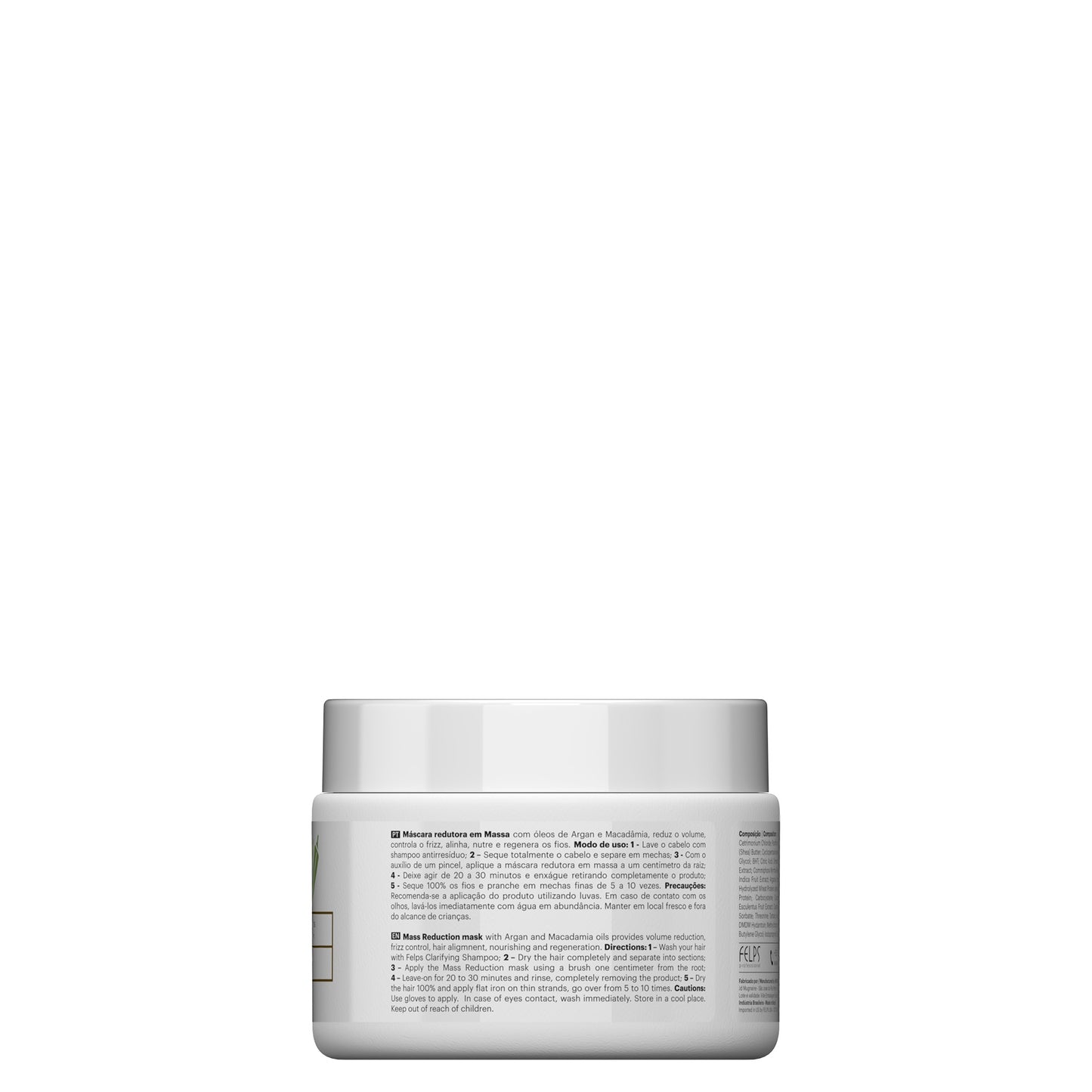 Felps Professional Quiabo XBTX Mass Reduction Mask | Anti-Frizz | Argan & Macadamia Oils
