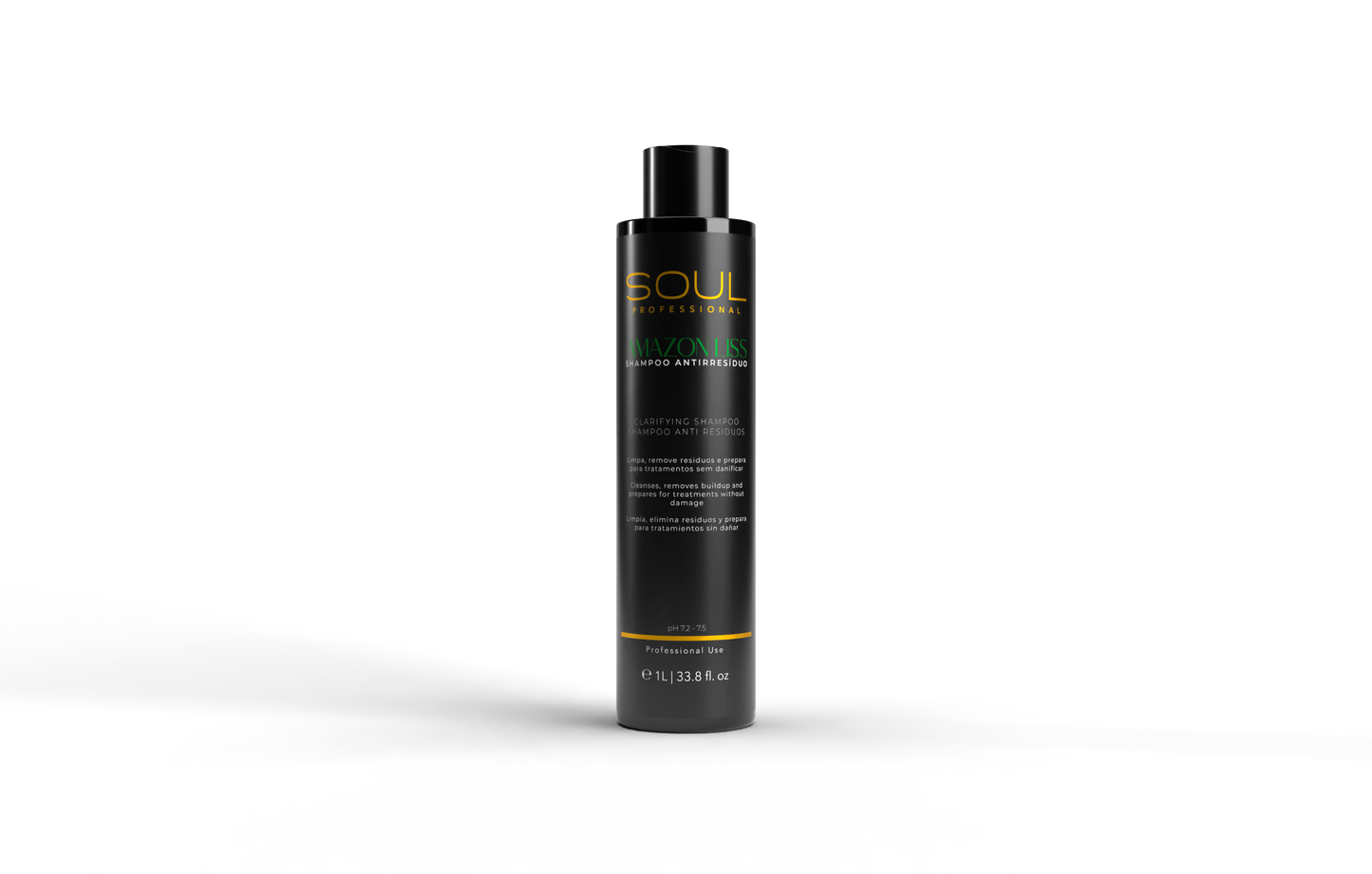 Soul Professional Amazon Liss Clarifying Shampoo – 1L Pre-treatment deep cleansing shampoo
