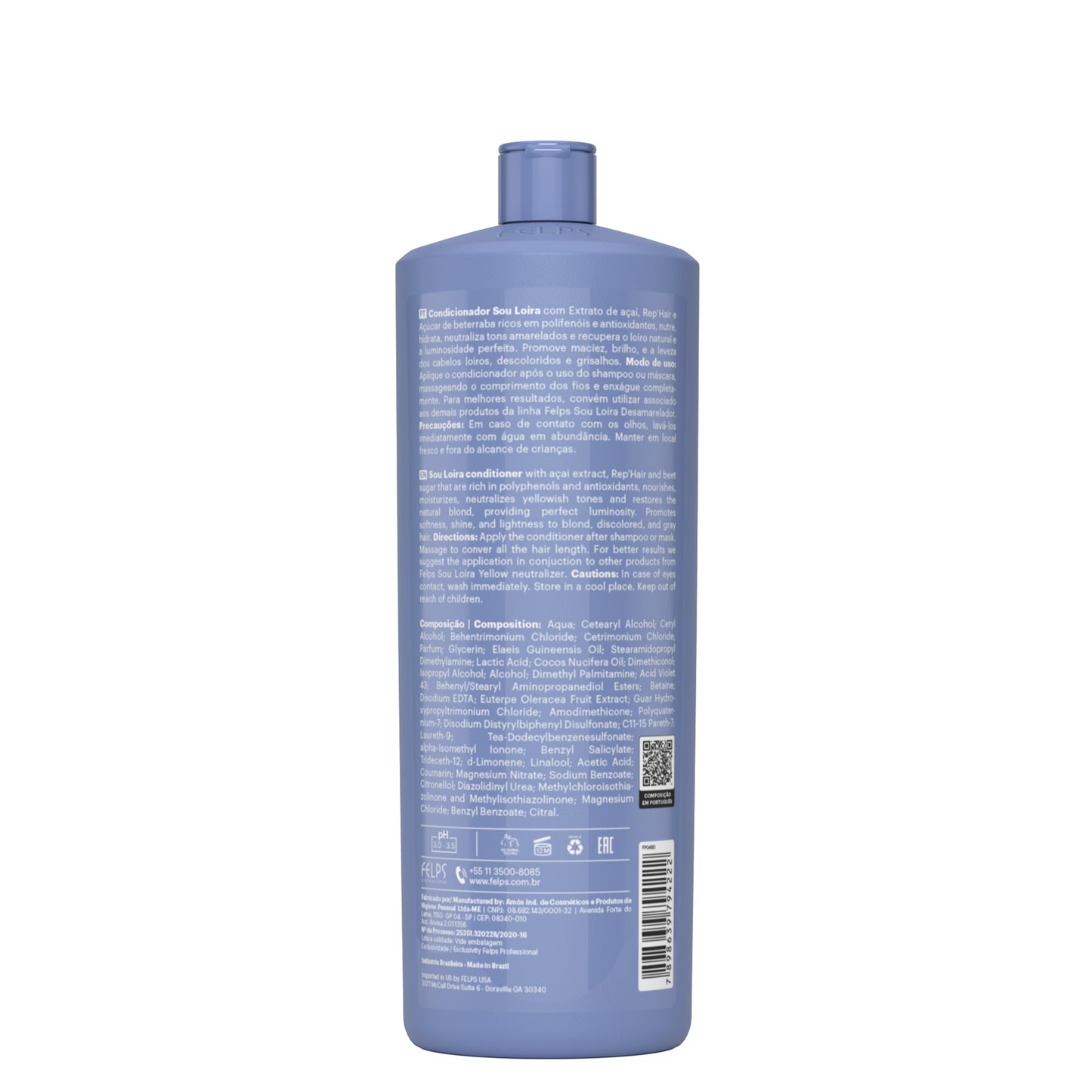 Felps Professional Sou Loira Yellow Neutralising Conditioner
