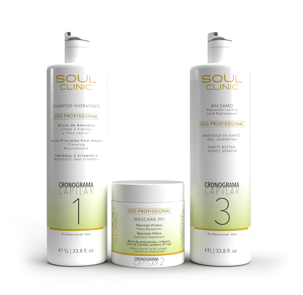 Soul Clinic Professional Hair Routine Kit – Step 1, 2 & 3