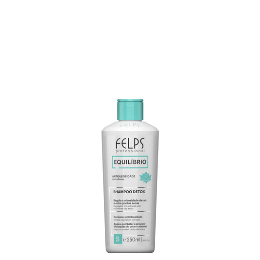 Felps Equilíbrio Anti-Oiliness Shampoo 250ml | Detox for Oily Roots & Dry Ends