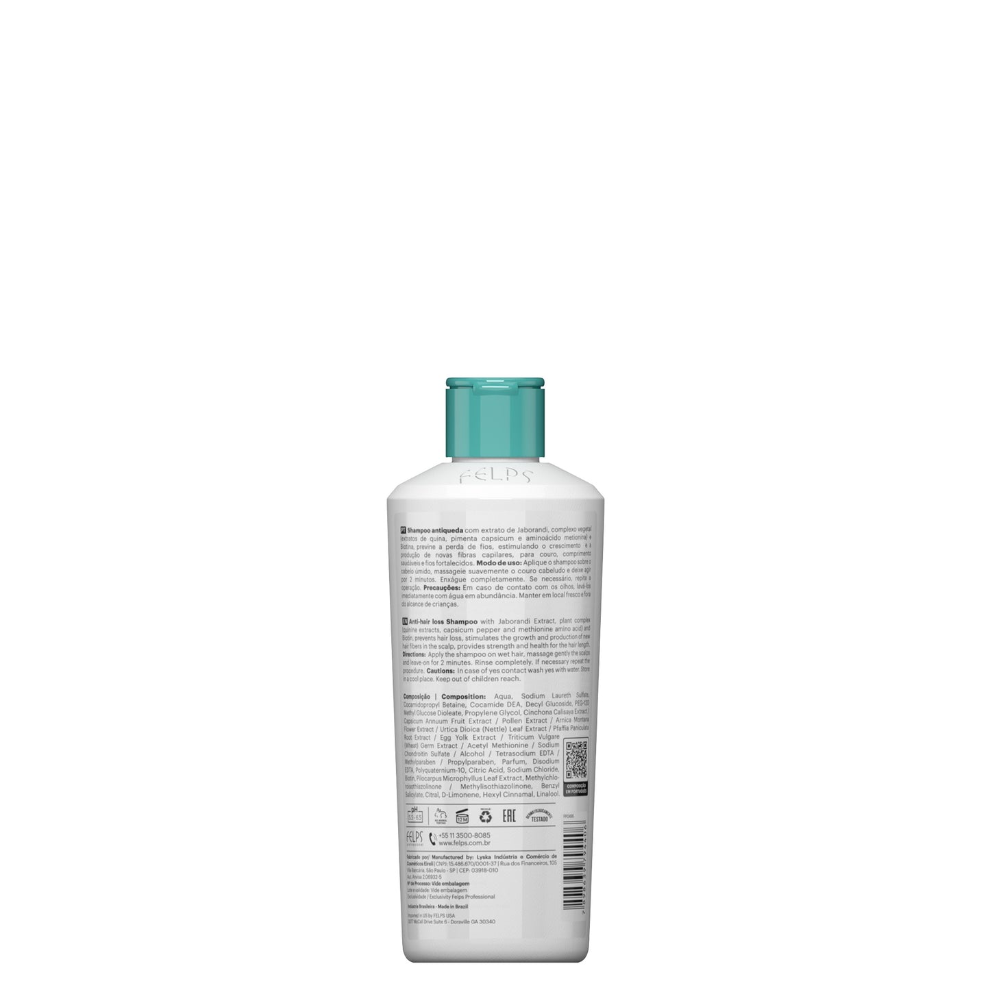 Felps Equilíbrio Anti-Hair Loss Shampoo 250ml | Stimulates Hair Growth | Prevents Hair Fall