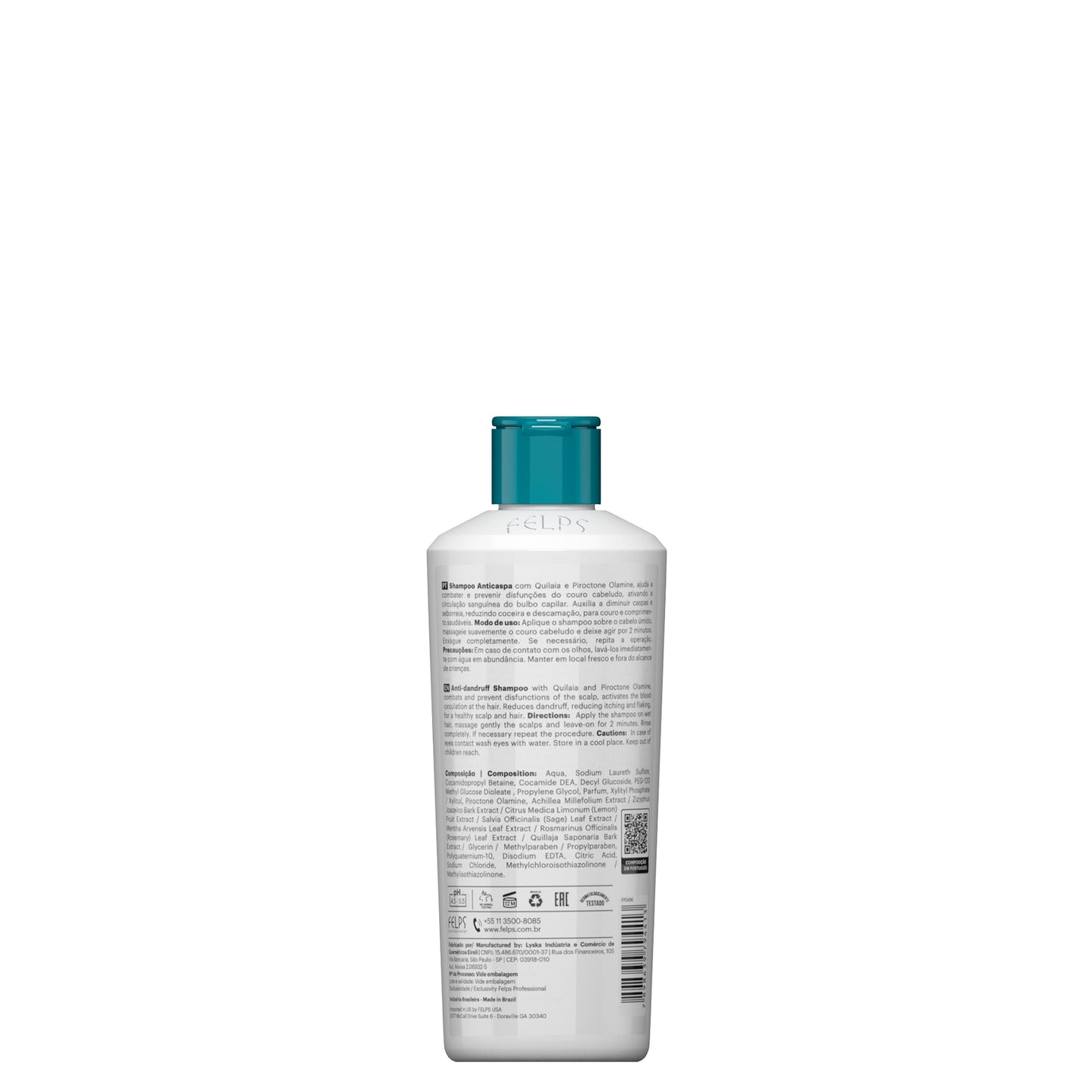 Felps Equilíbrio Anti-Dandruff Shampoo 250ml | Fights Dandruff, Itchiness & Scalp Flaking