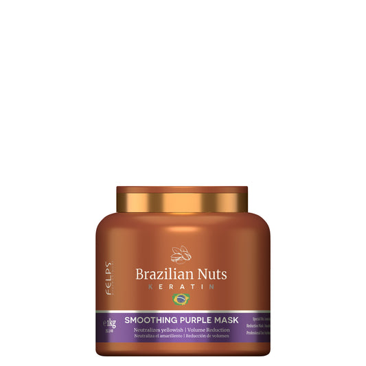 Felps Brazilian Nuts Smoothing Purple Mask | Toning Mask | Neutralises Yellow Tones