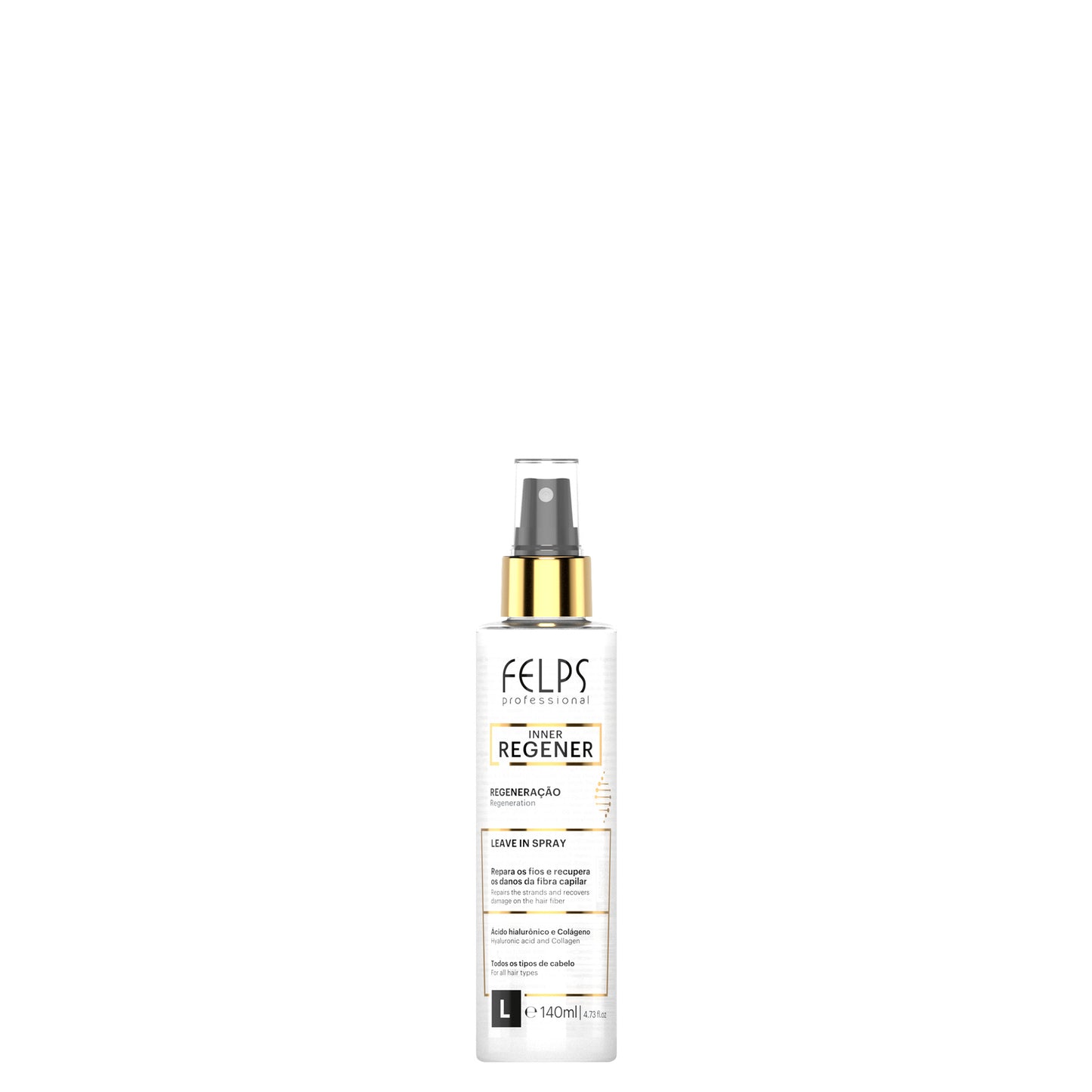 Felps Inner Regener Leave-In Spray 140ml | Thermal Repair | Post-Chemical Treatment | Hyaluronic Acid