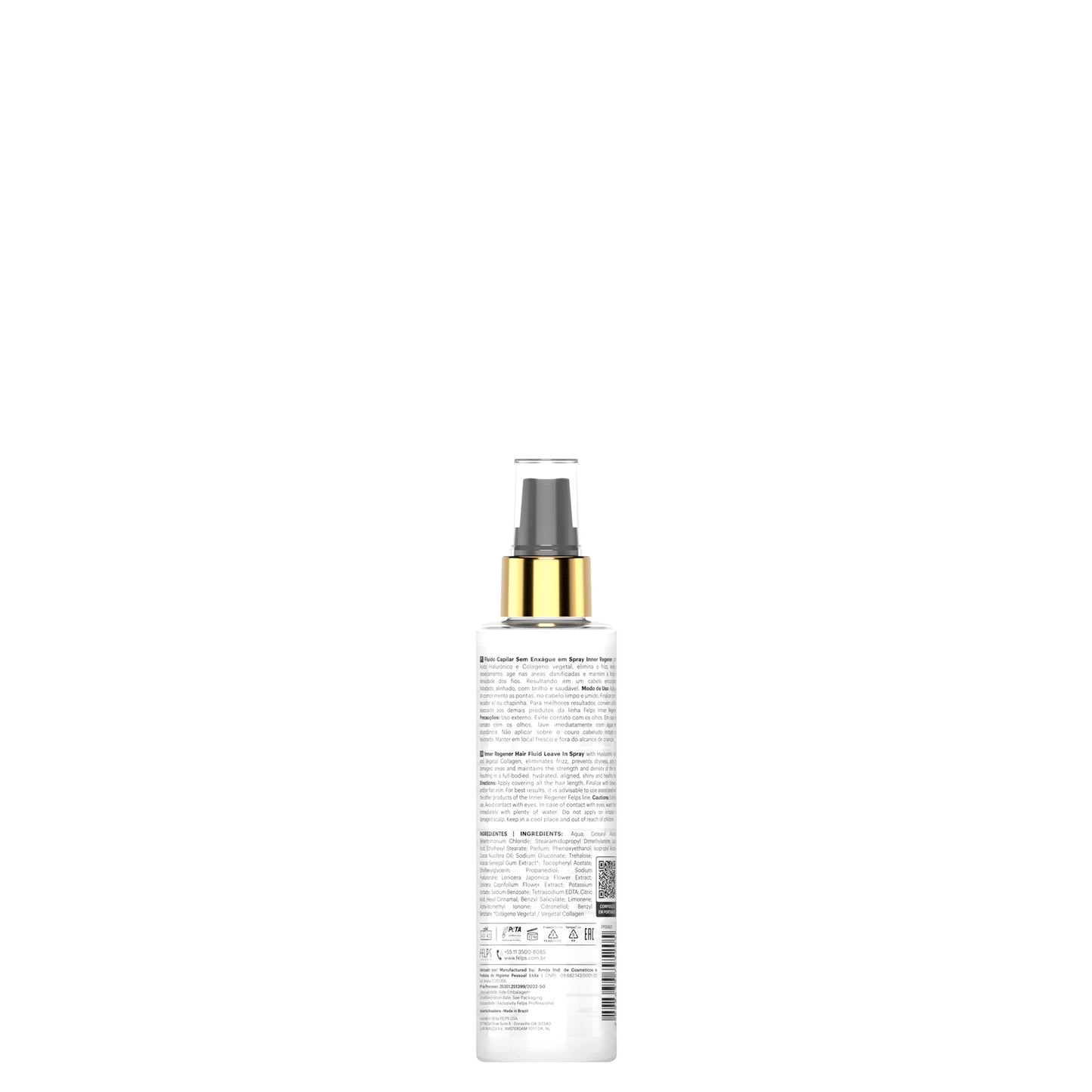 Felps Inner Regener Leave-In Spray 140ml | Thermal Repair | Post-Chemical Treatment | Hyaluronic Acid