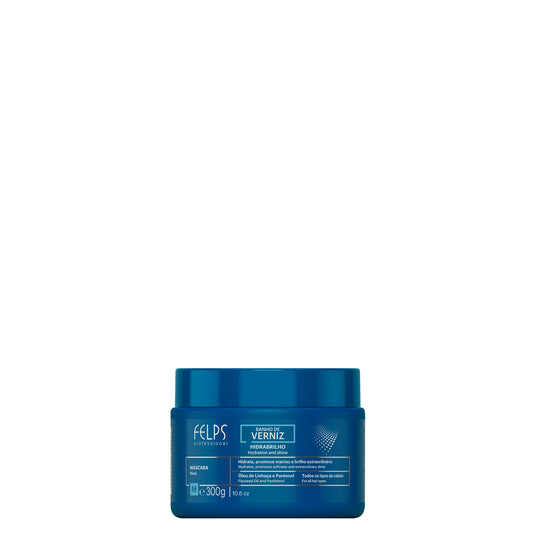 Felps Professional Banho de Verniz Hair Mask 300g | Hydration, Softness & Shine