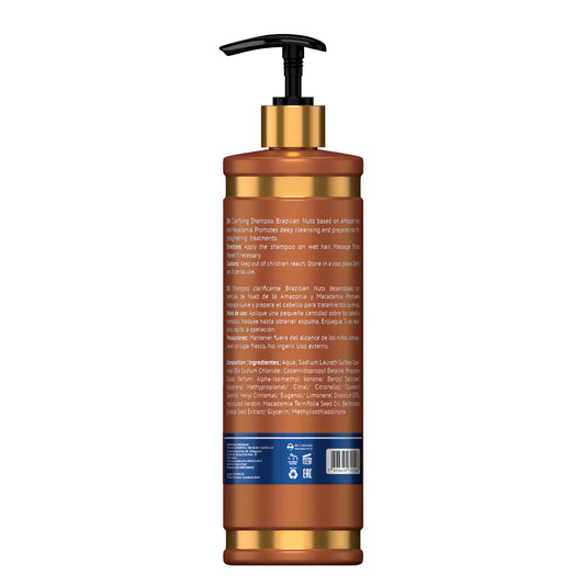 Felps Brazilian Nuts Clarifying Shampoo 1L | Deep Cleansing | Professional Hair Preparation