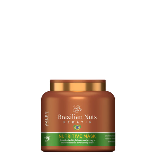 Felps Brazilian Nuts Nutritive Hair Mask | Deep Nutrition | Strength & Hair Health