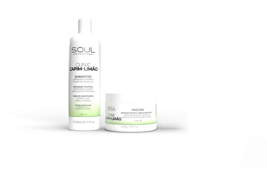 Soul Clinic Lemongrass Kit – Protein Replenishment for Damaged Hair