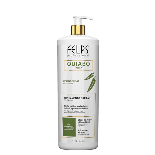 Felps Professional Quiabo XBTX Natural Smooth Hair Alignment 1L | Professional Use