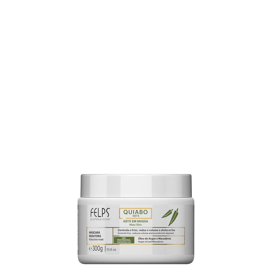 Felps Professional Quiabo XBTX Mass Reduction Mask | Anti-Frizz | Argan & Macadamia Oils